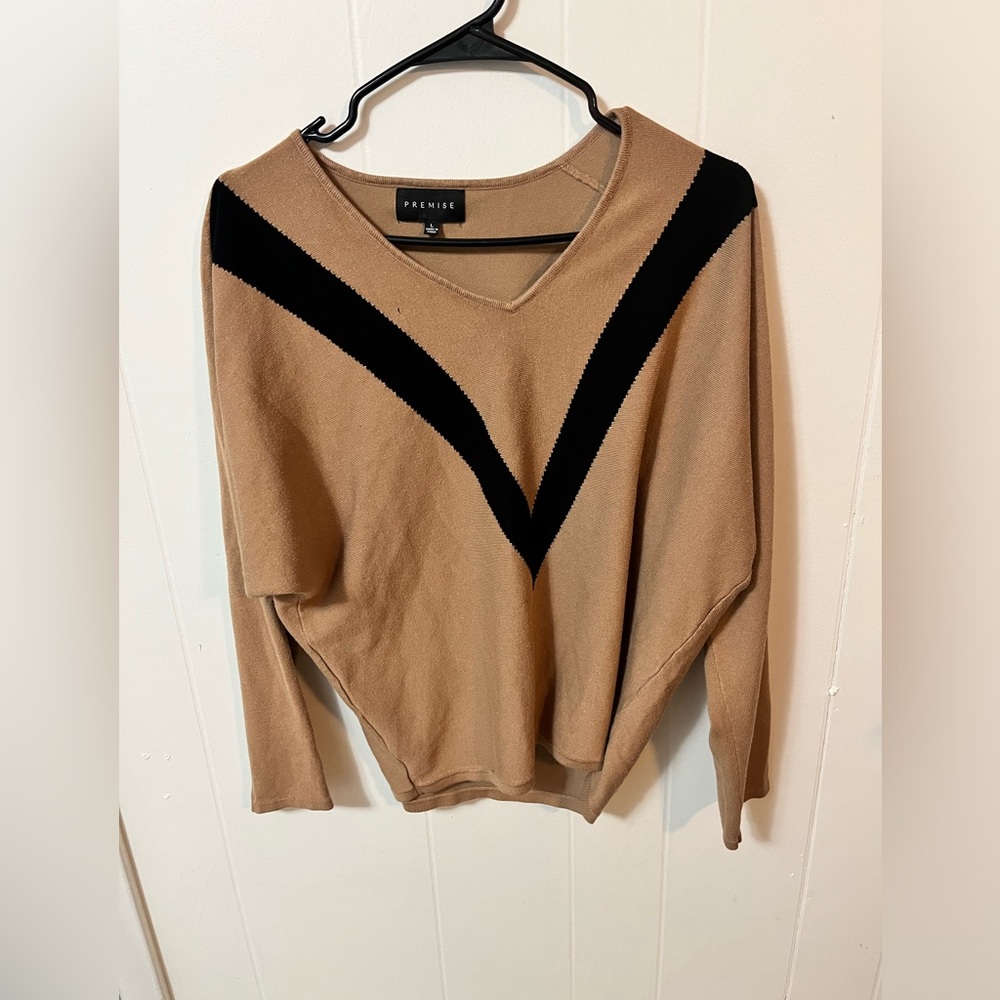 Soft Camel Sweater Premise